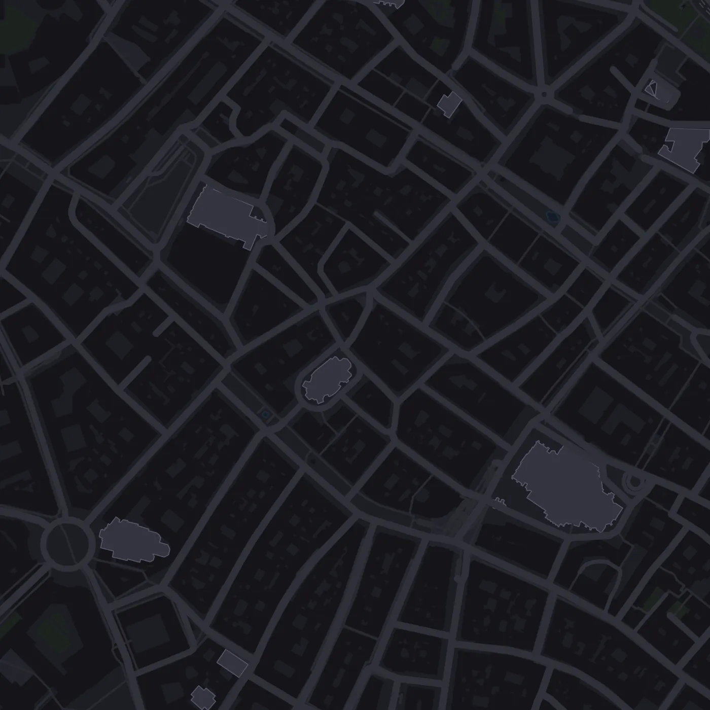 Gezeichneter Stadtplan der Wiener Innenstadt rund um Graben und Stephansdom