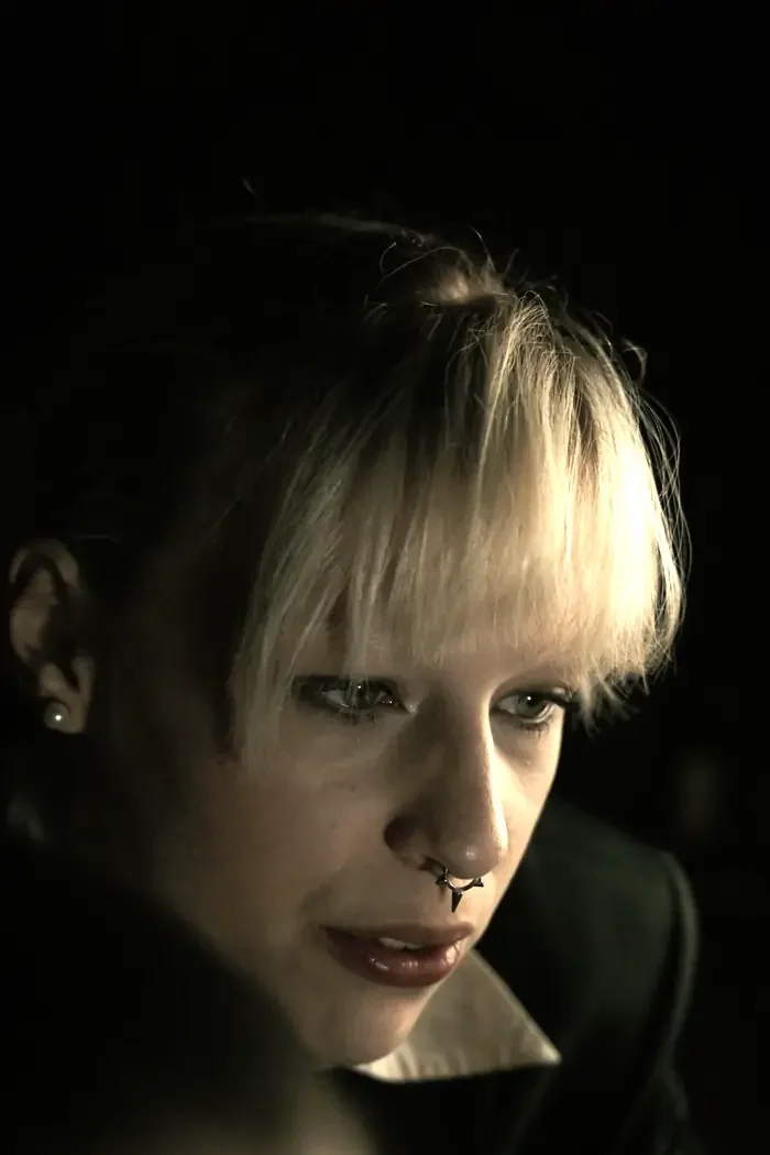 Agent in half-light during a mission